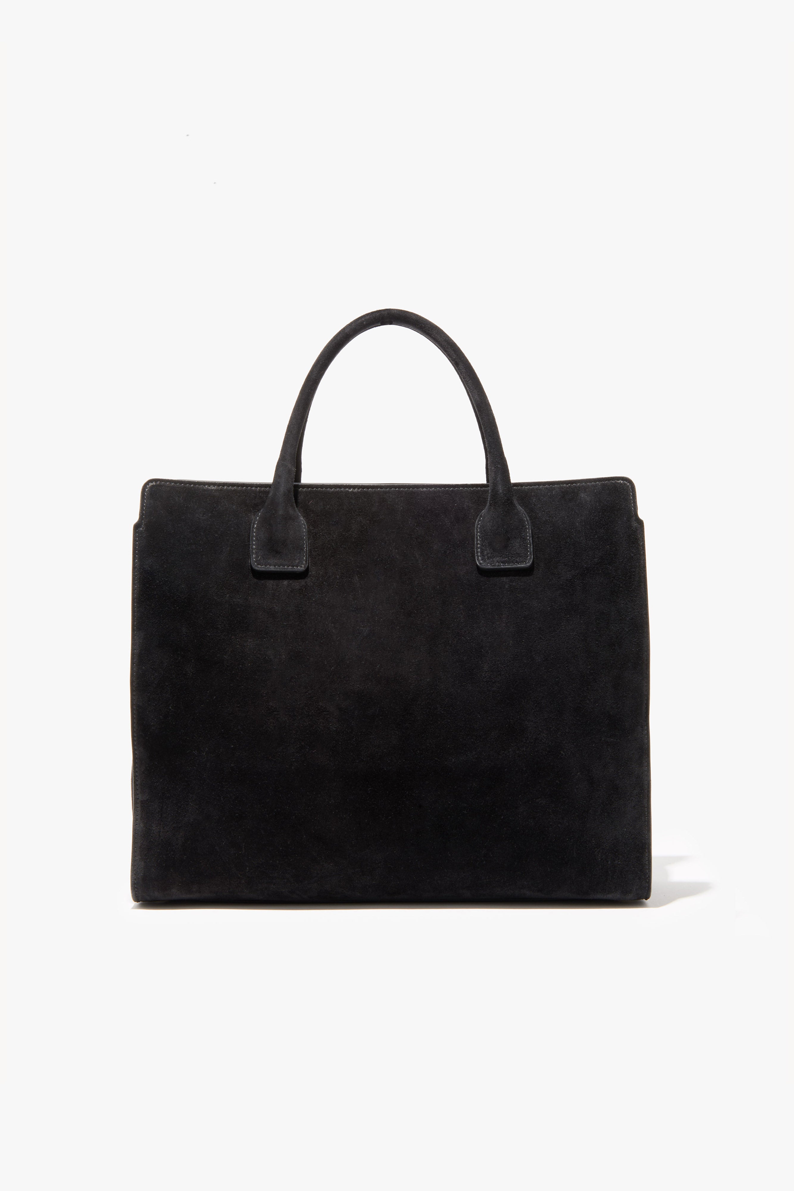 バッグ Bibiy. BIANCA BAG BLACK Bianca Bag | Black Suede Top Handle Bag | Nili Lotan