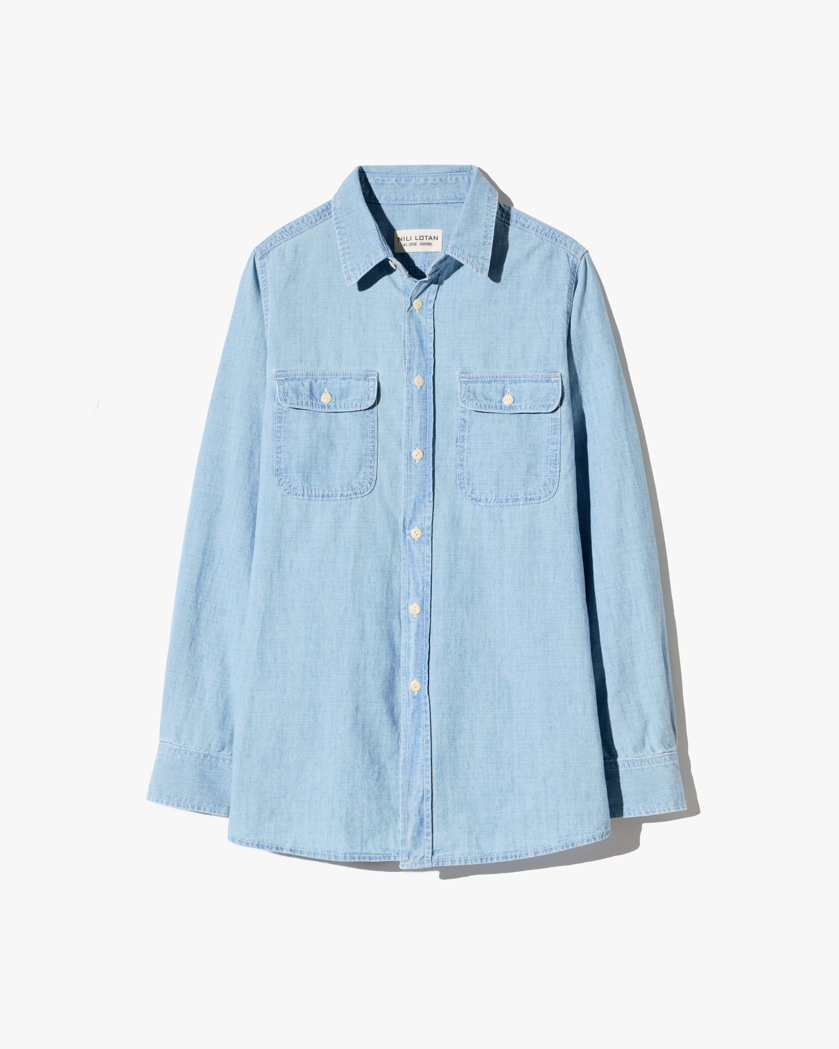 DAVINA DENIM SHIRT | Nili Lotan