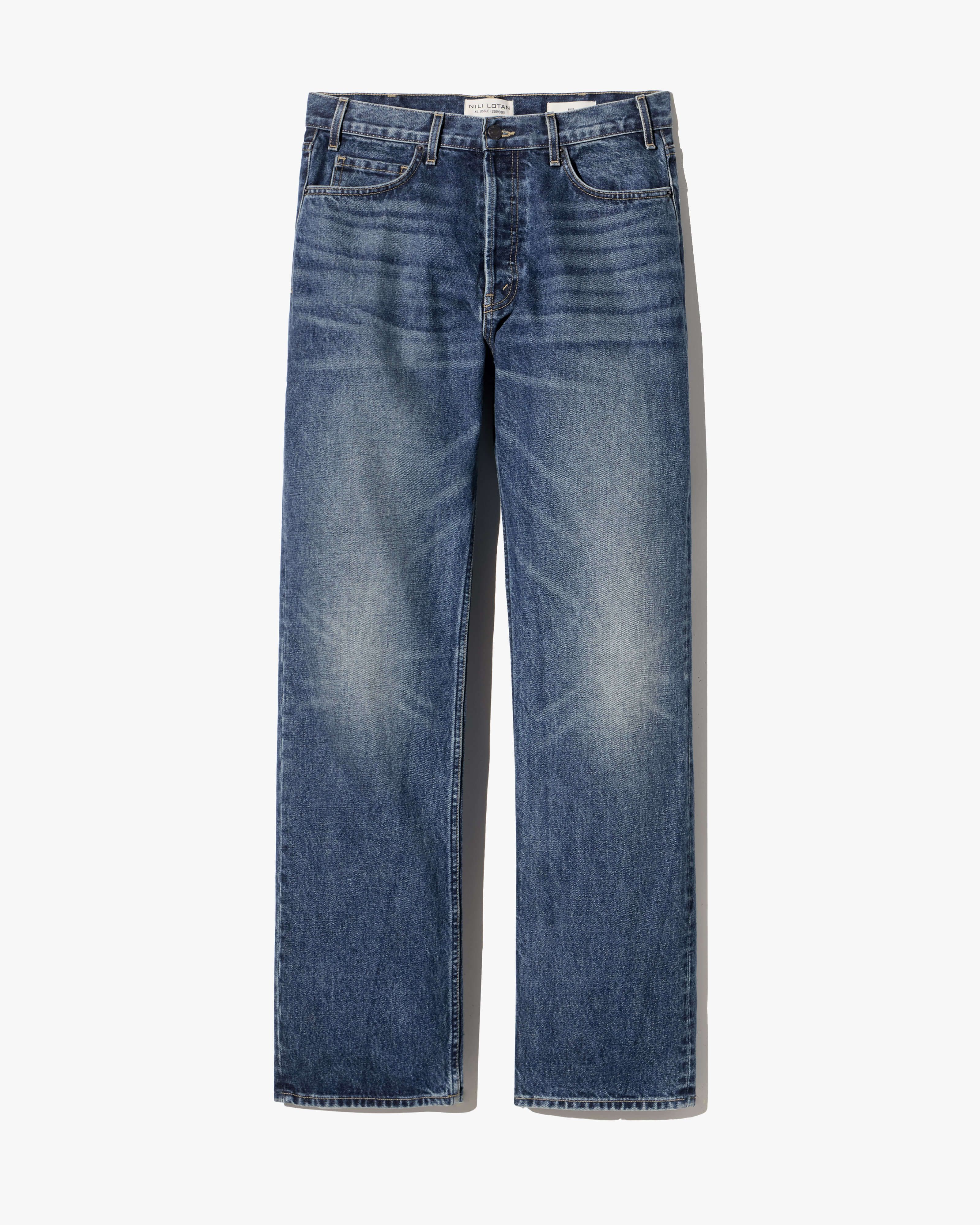 BILLIE JEAN | Men's Mid-Rise Straight Leg Japanese Denim | Nili Lotan