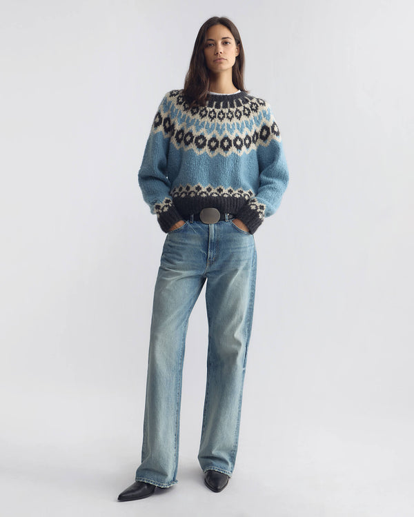 ISALINE FAIR ISLE CASHMERE SWEATER