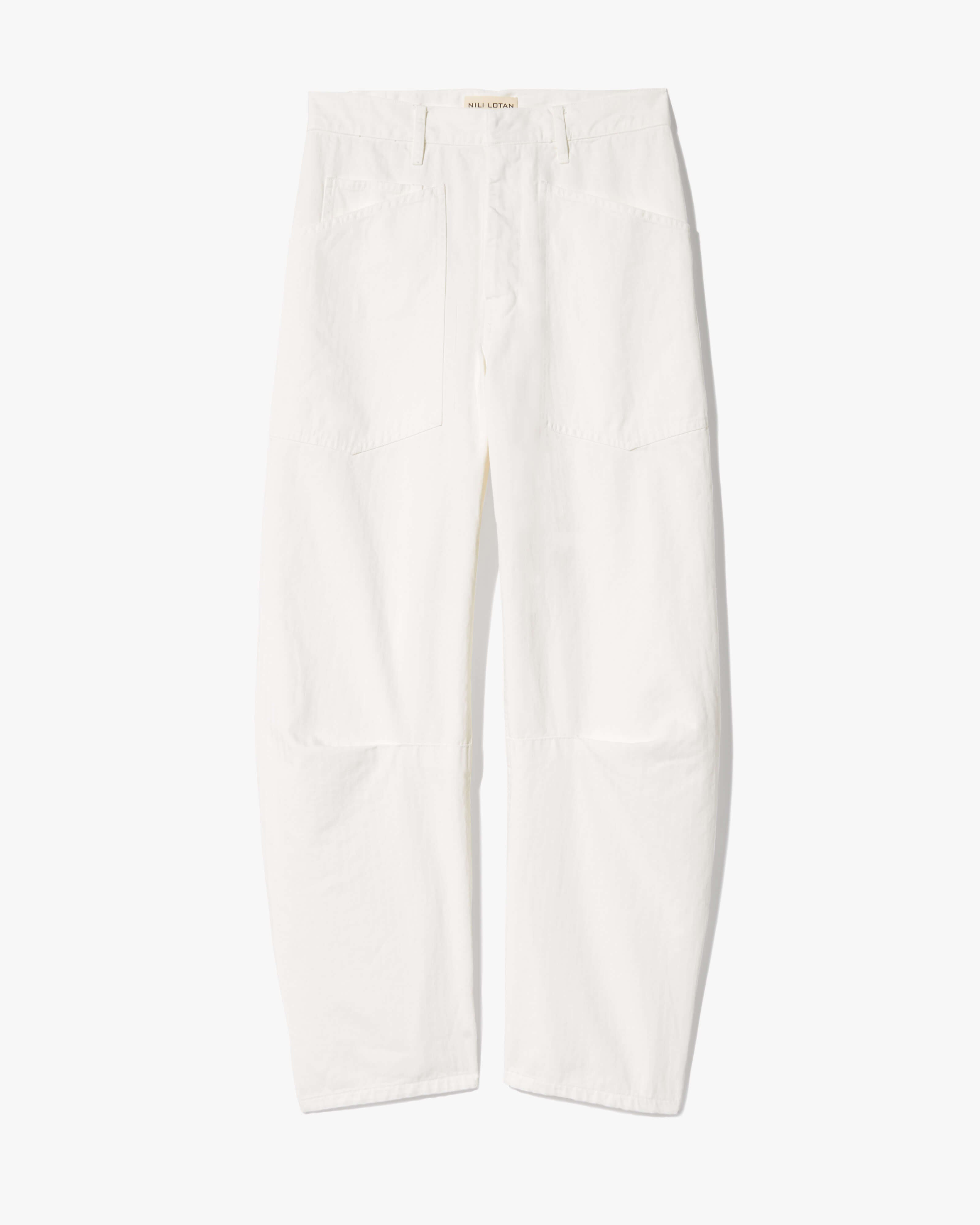 パンツ SIIILON /Innocentskirtcombipants /white SHON HERRINGBONE PANT | Nili Lotan
