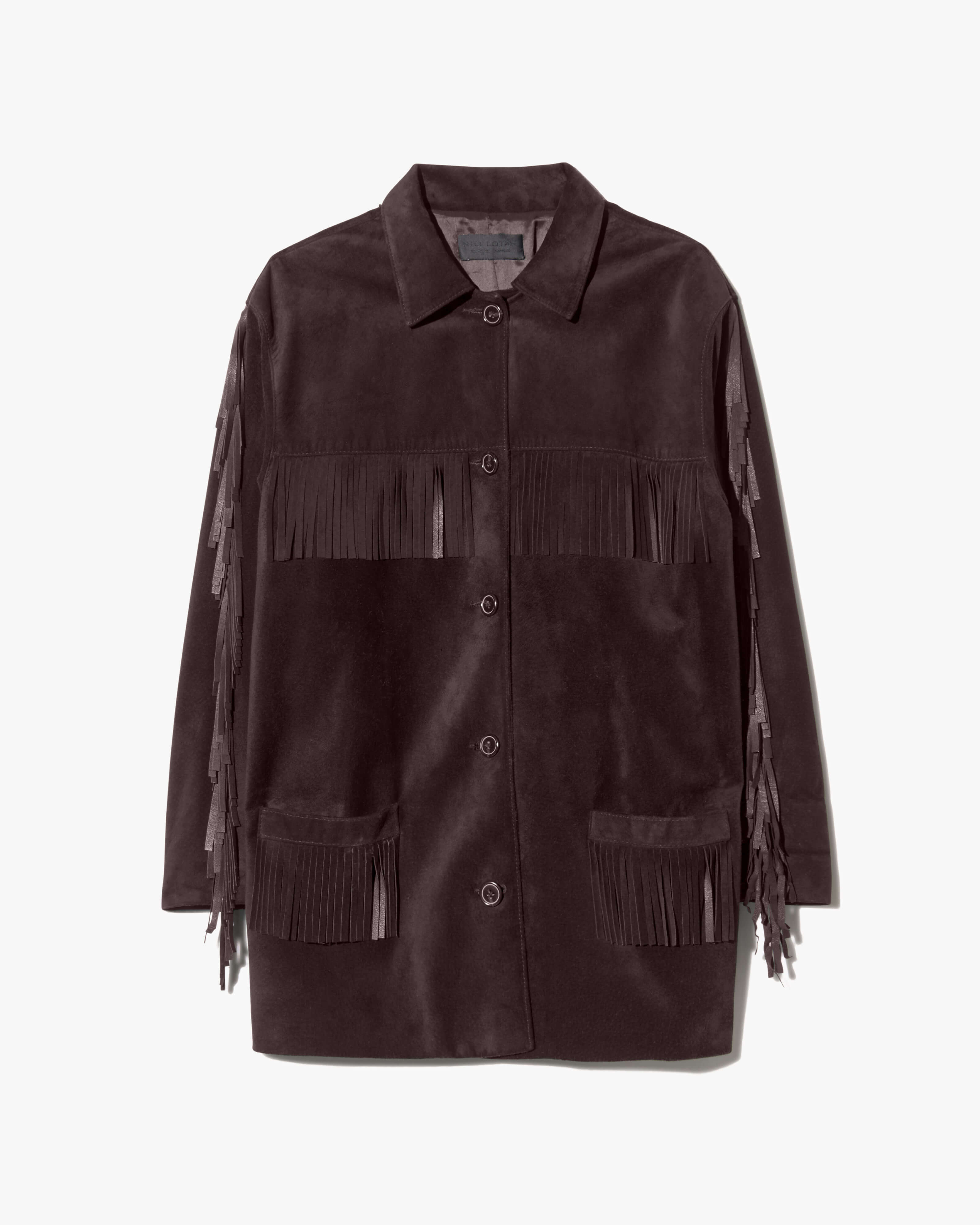 FOUDRE FRINGE SUEDE JACKET | Nili Lotan