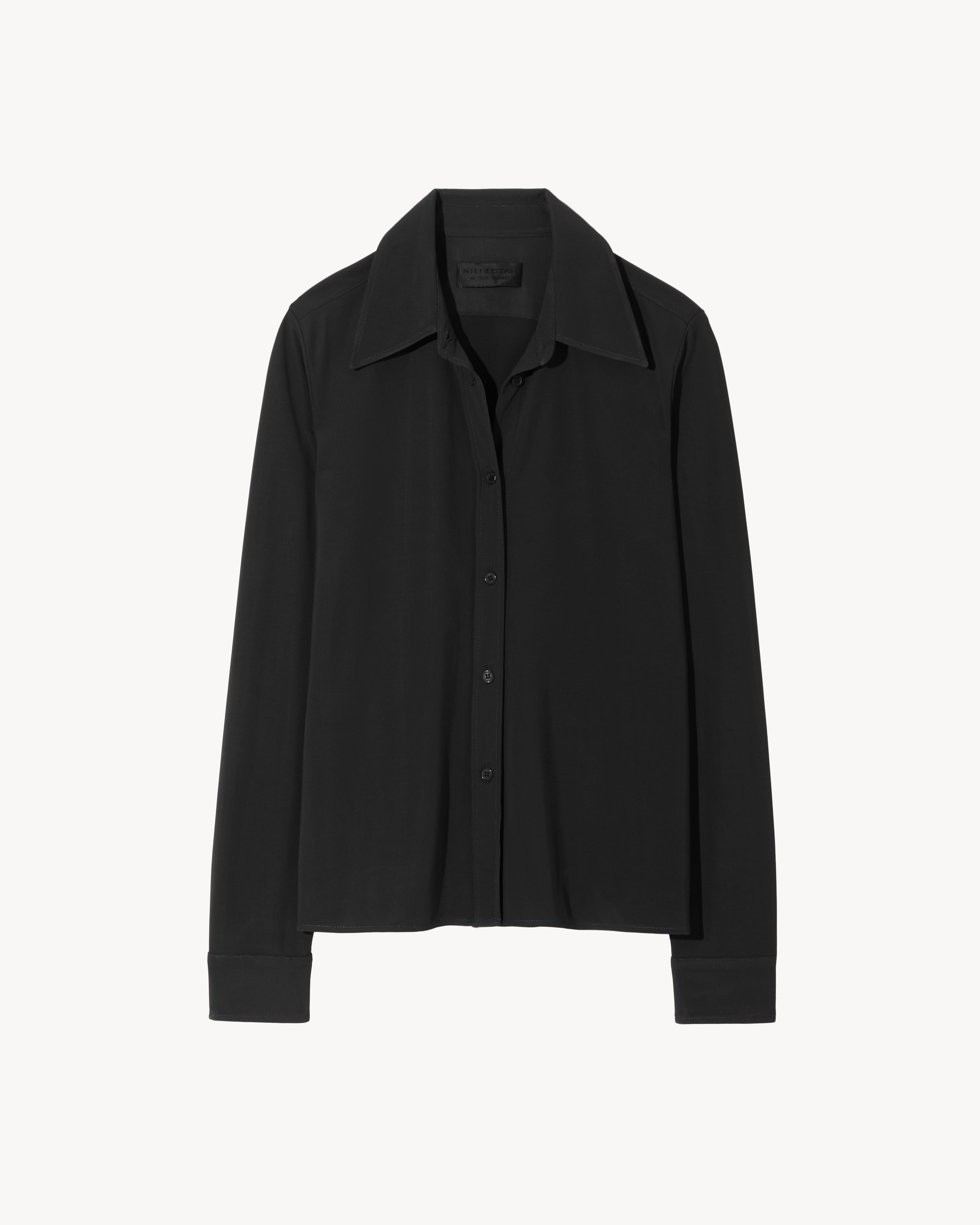 women's black button down dress shirts CELESTINE SHIRT | Women's Long Sleeve Slim Button Down Shirt