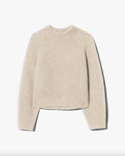TOMASO CASHMERE SWEATER IN IVORY