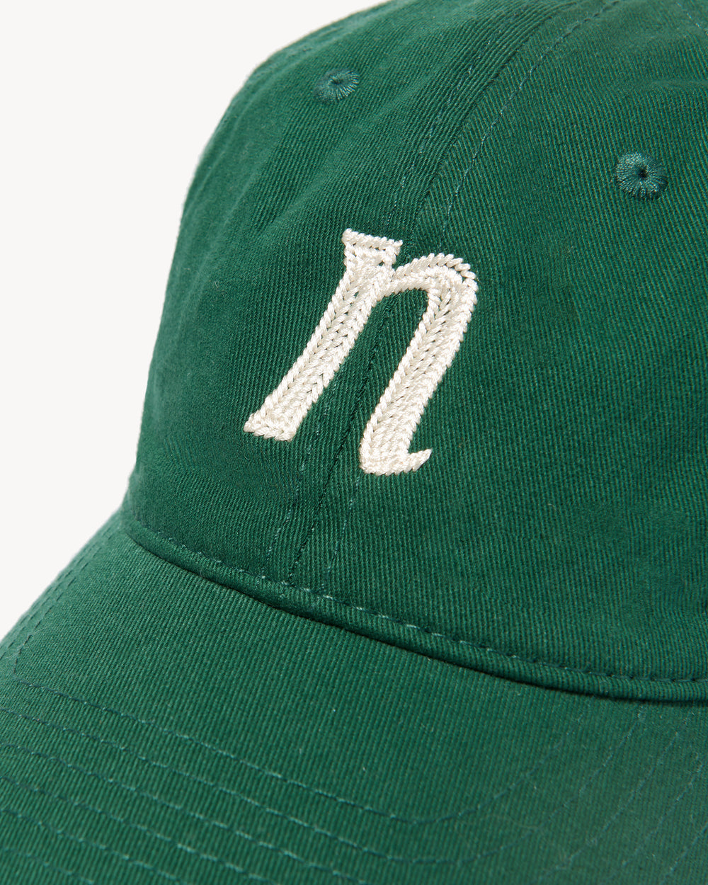 BASEBALL HAT IN HUNTER GREEN