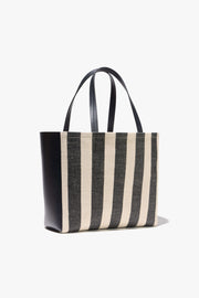 MEDIUM KEITH BAG WITH COMBO IN BLACK/NATURAL STRIPE