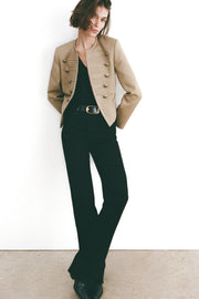 BLONDIE WOOL JACKET IN BRITISH KHAKI