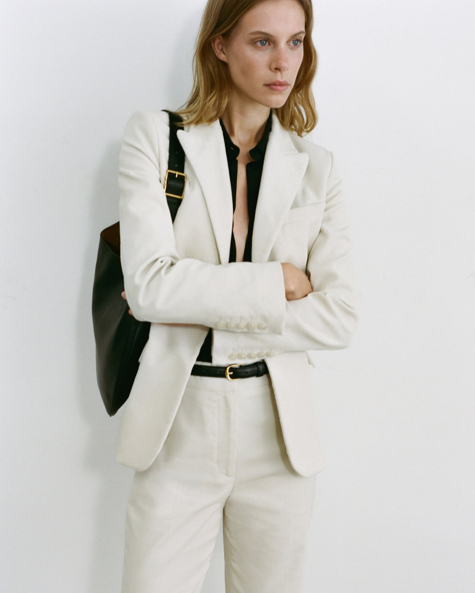 MARSHAL CORDUROY JACKET IN IVORY