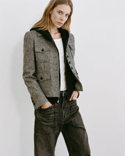 CALLIE HOODIE IN WASHED BLACK