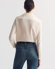 JOXE SILK BLOUSE IN IVORY