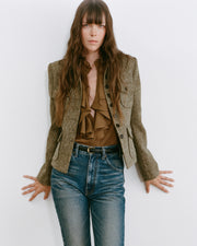 JAMISON JACKET IN ESPRESSO DONEGAL