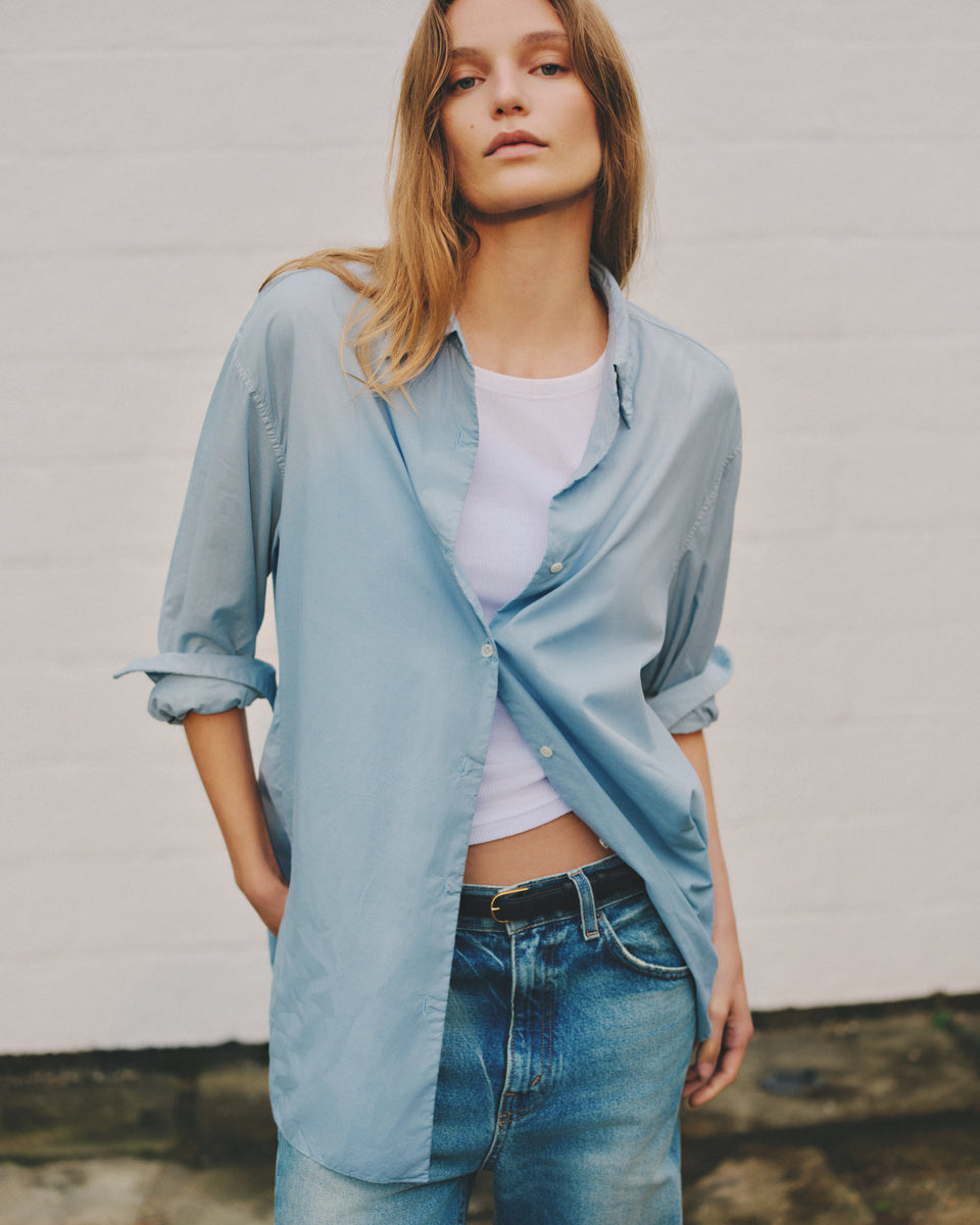 YORKE SHIRT IN PEARL BLUE