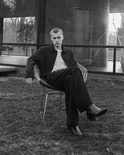 CASSIUS WOOL PANT IN BLACK