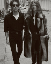 INGRID SHEARLING COAT IN BROWN