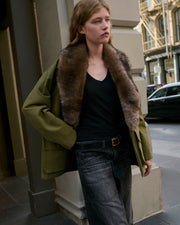 RONAY PARKA IN OLIVE GREEN