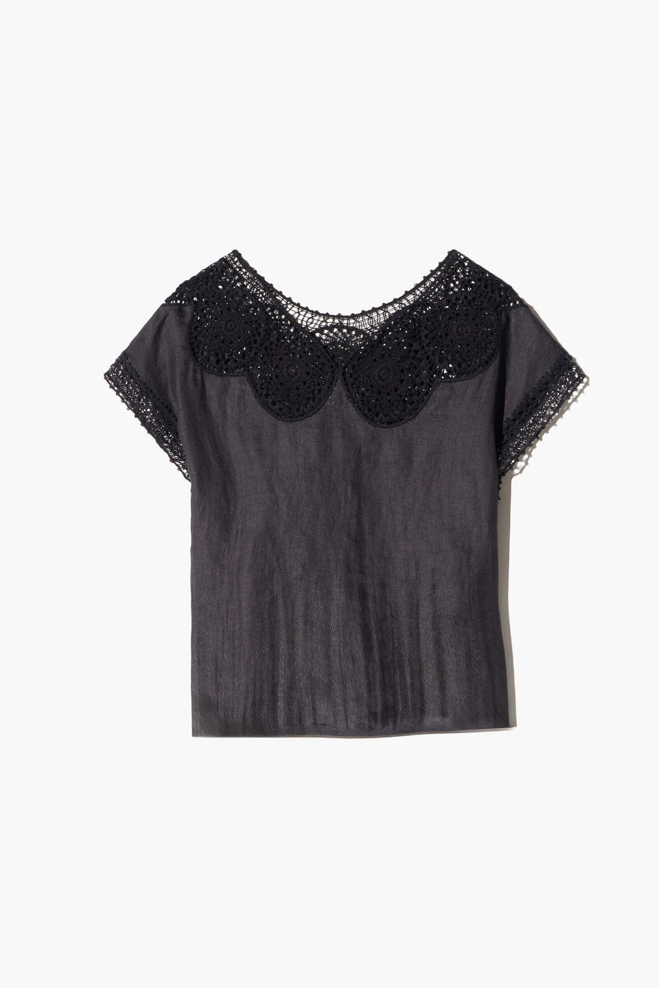 CAILA TOP | Women's Cotton Crochet Detail On Front And Back | Nili