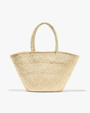MEDIUM  FAYE RAFFIA BAG IN NATURAL