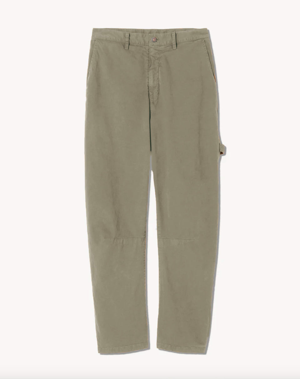 CARPENTER COTTON PANT IN TRUFFLE TAUPE