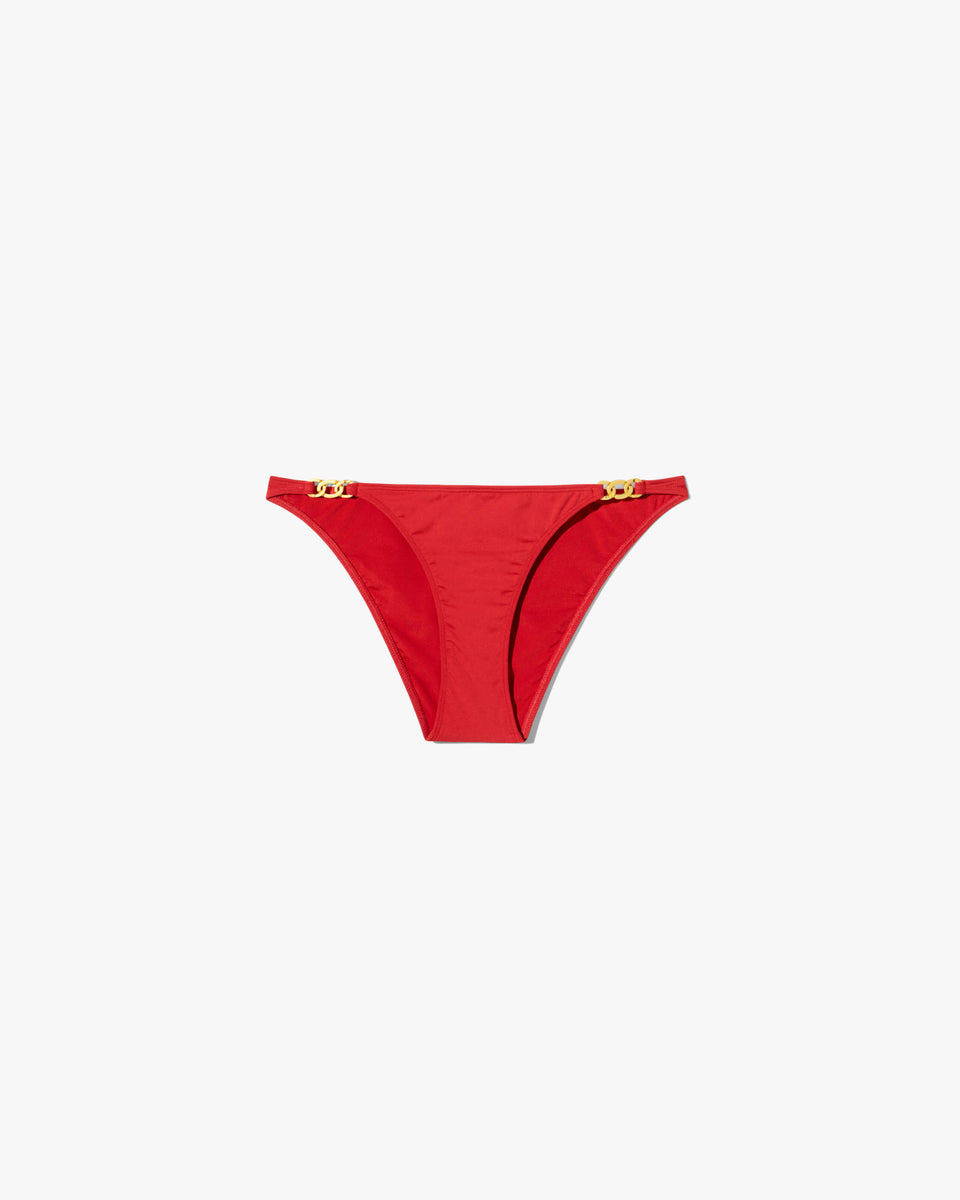 BIKINI HARDWARE BOTTOM IN RED