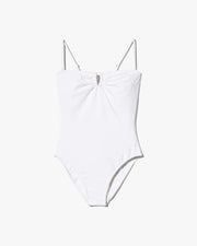 ONE PIECE BATHING SUIT IN WHITE