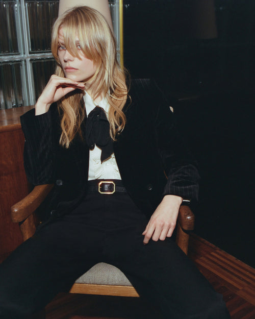 DANIKA SILK SHIRT IN IVORY