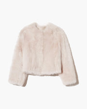 ELAN SHEARLING JACKET IN IVORY
