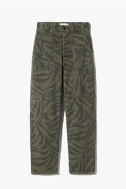 EARL COTTON PANT IN CAMO ZEBRA