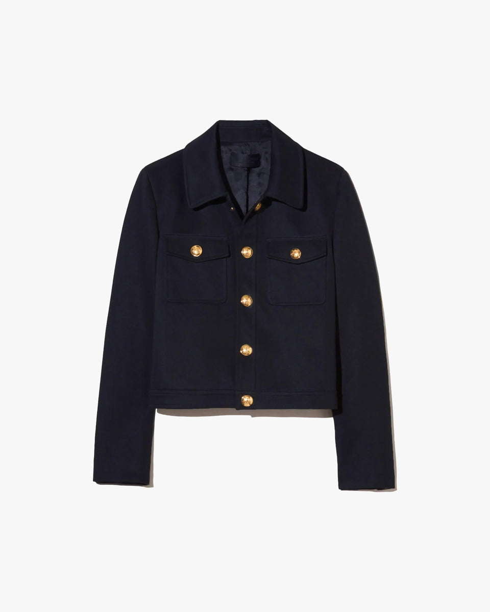 EDNA CROPPED WOOL JACKET IN EDNA CROPPED WOOL JACKET