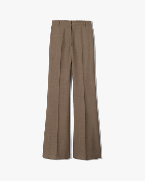 EFFY WOOL PANT IN TAUPE GREY