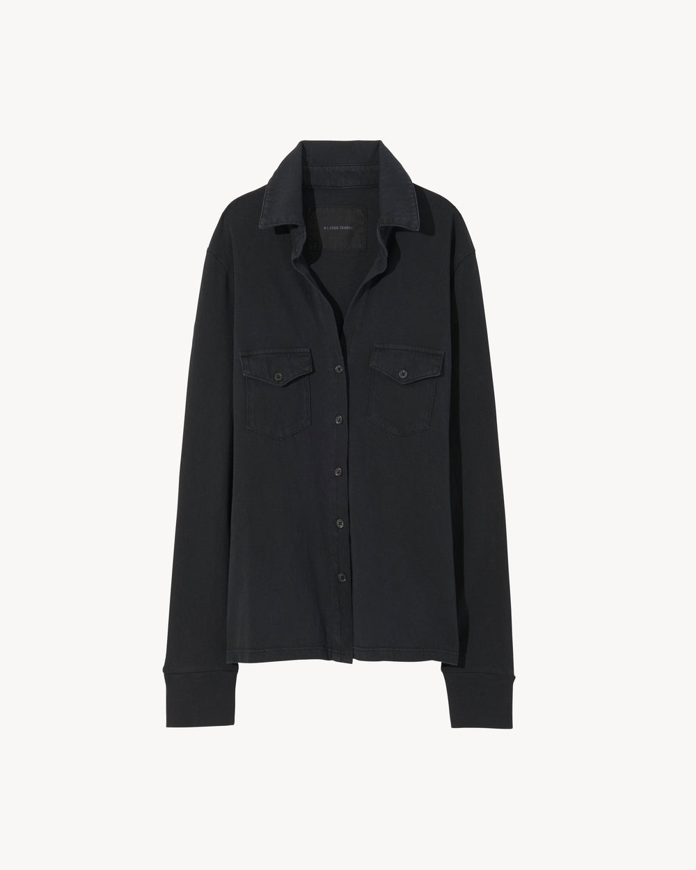 LIAM SHIRT IN JET BLACK
