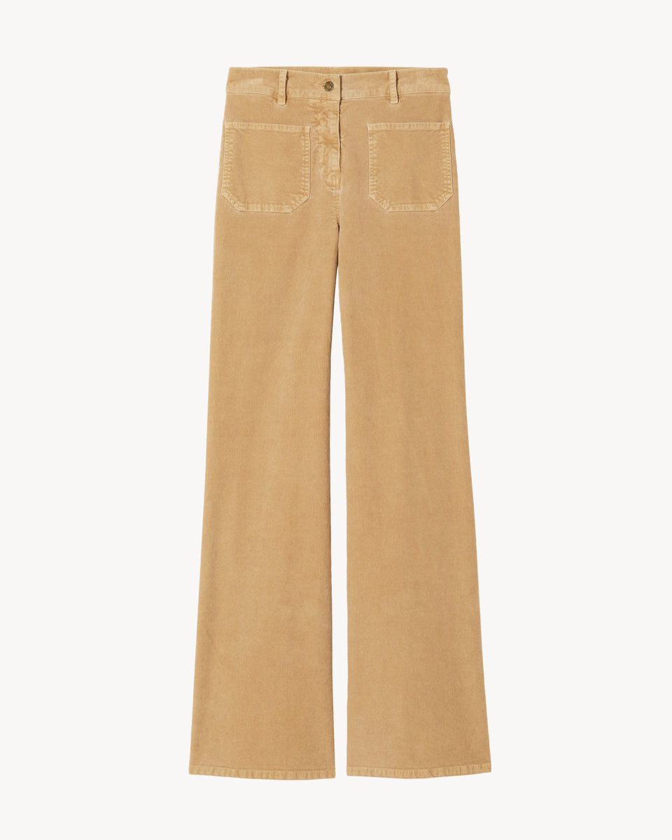FLORENCE CORDUROY PANT IN CAMEL