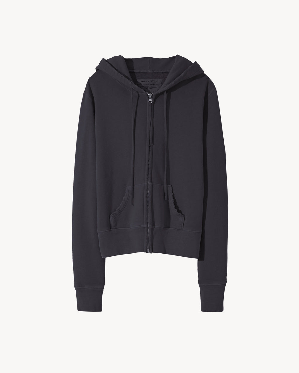 CALLIE HOODIE IN DARK CHARCOAL