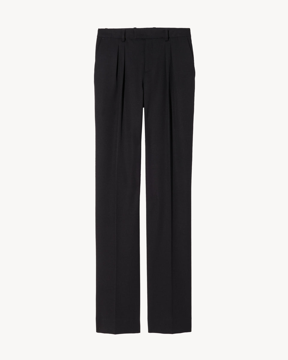 ALPHONSE WOOL PANT IN BLACK