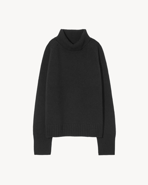 LANIE CASHMERE SWEATER IN BLACK