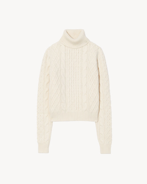 ANDRINA SWEATER IN IVORY