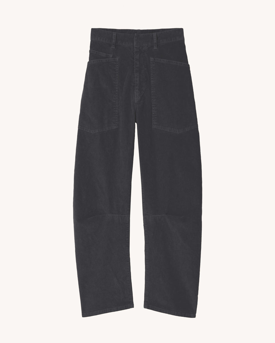 SHON CORDUROY PANT IN VINTAGE GREY