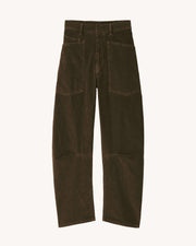 SHON CORDUROY PANT IN DARK UMBER