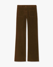 FLORENCE CORDUROY PANT IN CIGAR BROWN