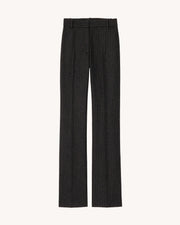 CORETTE PANT IN CHARCOAL PINSTRIPE