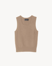 MAY CASHMERE TANK IN ARABIAN SAND