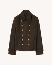 ORNELLA PEACOAT IN COCOA