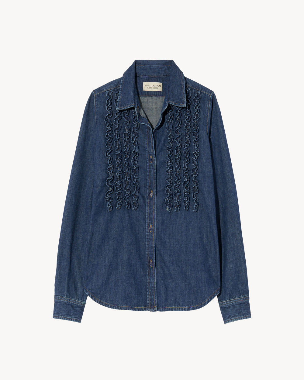 LEXA DENIM SHIRT IN CLASSIC WASH