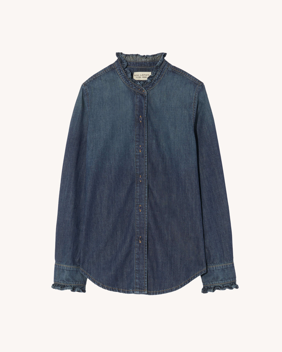 LYDIA SHIRT IN CLASSIC WASH