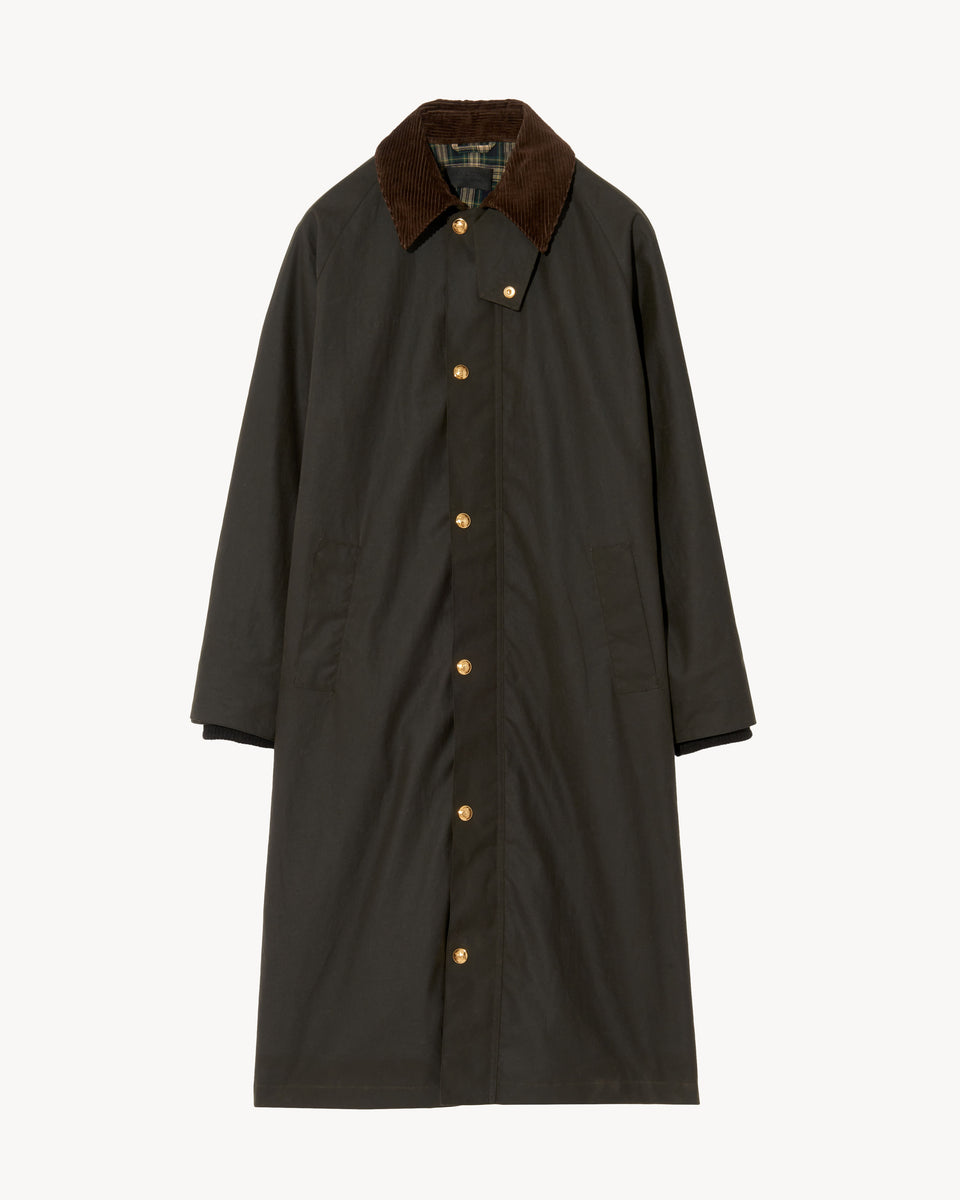 ROMUALD COAT IN DARK HUNTER GREEN