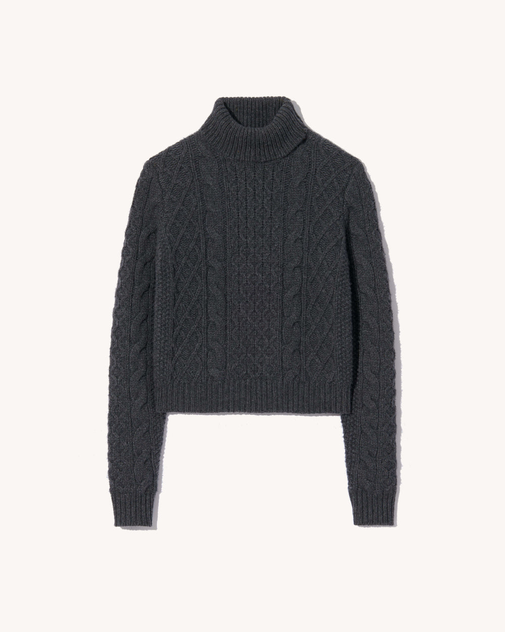 ANDRINA SWEATER IN DARK GREY MELANGE