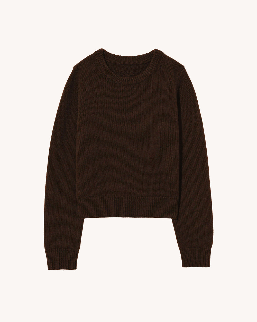 POPPY CASHMERE SWEATER IN ESPRESSO