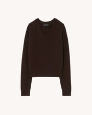 KORINA CASHMERE SWEATER IN ESPRESSO