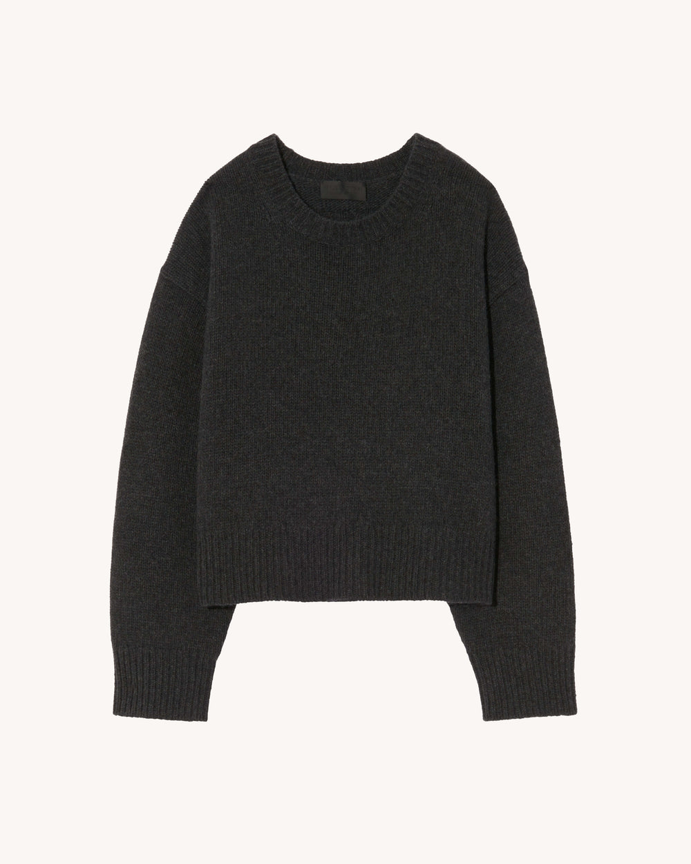 HAISLEY SWEATER IN DARK CHARCOAL MELANGE