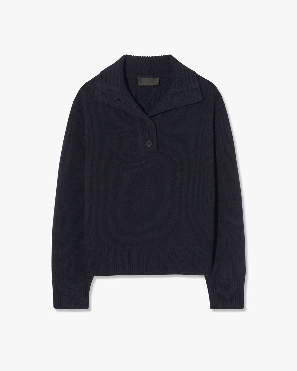 RENATA SWEATER IN DARK NAVY