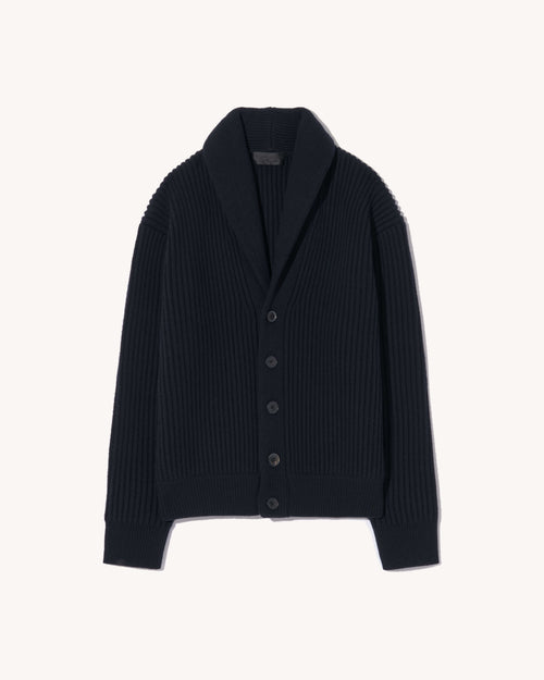 HAIDEN CARDIGAN IN DARK NAVY